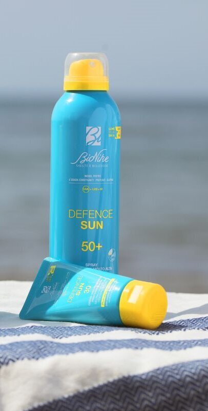 Aizsargājošs izsmidzināms losjons - migla no saules BioNike Defense Sun SPF50+, 200 ml cena un informācija | Sauļošanās krēmi | 220.lv