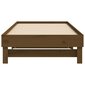 vidaXL izvelkama gulta, medus brūna, 2x(75x190) cm, priedes masīvkoks cena un informācija | Gultas | 220.lv