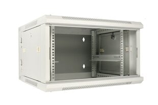 Extralink 6U 600x600 AZH Серый | Шкаф для монтажа в стойку | настенный, поворотного типа цена и информация | Серверы | 220.lv