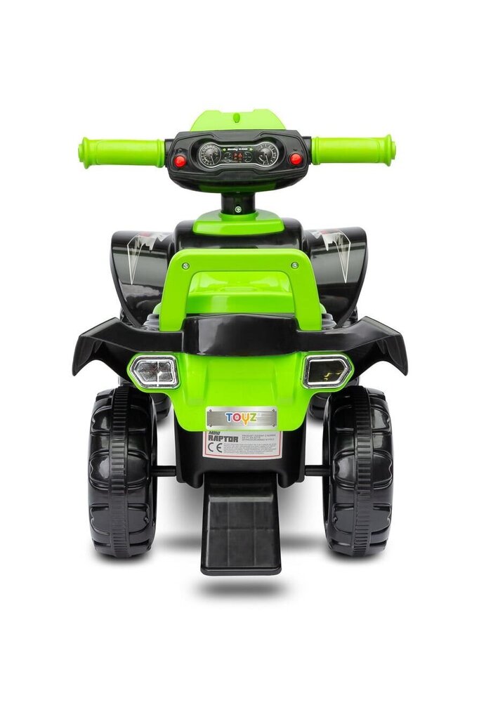 Stumjamā mašīna Toyz MiniRaptor Green цена и информация | Rotaļlietas zīdaiņiem | 220.lv