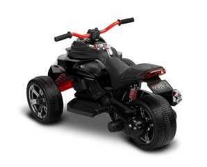 Vienvietīgs bērnu elektromobilis Toyz Trice, melns cena un informācija | Bērnu elektroauto | 220.lv