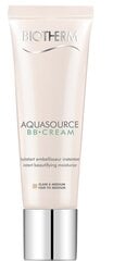 Увлажняющий крем с эффектом макияжа Aquasource Biotherm Medium to gold Spf 15 (30 мл) цена и информация | Кремы для лица | 220.lv