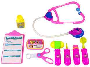 Ārsta piederumu komplekts koferī, rozā цена и информация | Развивающие игрушки | 220.lv