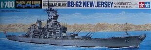 Tamiya - U.S. Battleship New Jersey, 1/700, 31614 konstruktors cena un informācija | Konstruktori | 220.lv