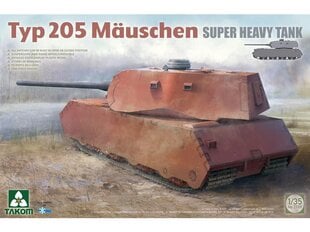 Takom - Typ 205 Mäuschen Super Heavy Tank, 1/35, 2159 цена и информация | Kонструкторы | 220.lv