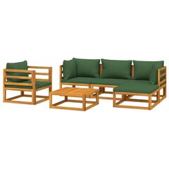 Набор мебели VidaXL, коричневый цена и информация | Комплекты уличной мебели | 220.lv