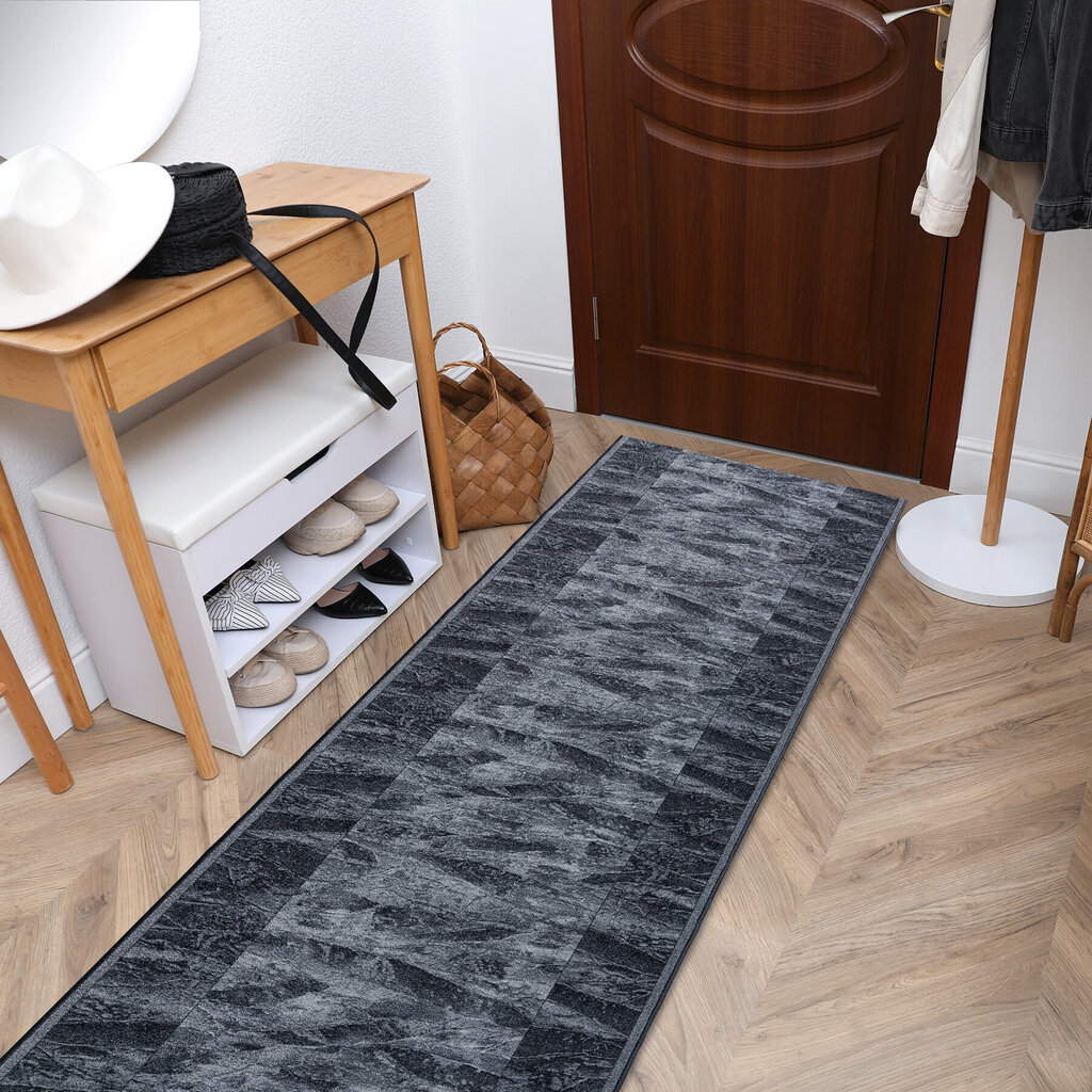 Neslīdošs paklājs TRIBE antracīts 80cm цена и информация | Paklāji | 220.lv