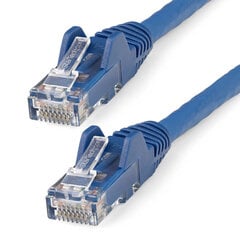 Жесткий сетевой кабель UTP кат. 6 Startech N6LPATCH10MBL 10 m Синий цена и информация | Кабели и провода | 220.lv