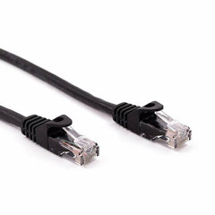 Жесткий сетевой кабель UTP кат. 6 Nilox   Чёрный 5 m цена и информация | Кабели и провода | 220.lv