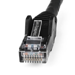 Жесткий сетевой кабель UTP кат. 6 Startech N6LPATCH1MBK 1 m цена и информация | Кабели и провода | 220.lv