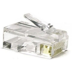 Коннектор RJ45 кат. 5 UTP NANOCABLE 10.21.0101 10 pcs Серый цена и информация | Кабели и провода | 220.lv