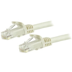 Жесткий сетевой кабель UTP кат. 6 Startech N6PATC150CMWH        1,5 m цена и информация | Кабели и провода | 220.lv