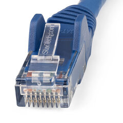 Жесткий сетевой кабель UTP кат. 6 Startech N6LPATCH1MBL 1 m цена и информация | Кабели и провода | 220.lv