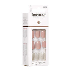 Pašlīmējošie nagi IMPRESS Nails One More Chance 30 gab. цена и информация | Средства для маникюра и педикюра | 220.lv