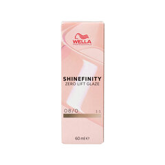 Постоянная краска Wella Shinefinity Nº 08/0 60 ml цена и информация | Краска для волос | 220.lv