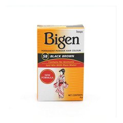 Noturīga Krāsa Bigen Nº58 Black Brown (6 gr) kaina ir informacija | Matu krāsas | 220.lv