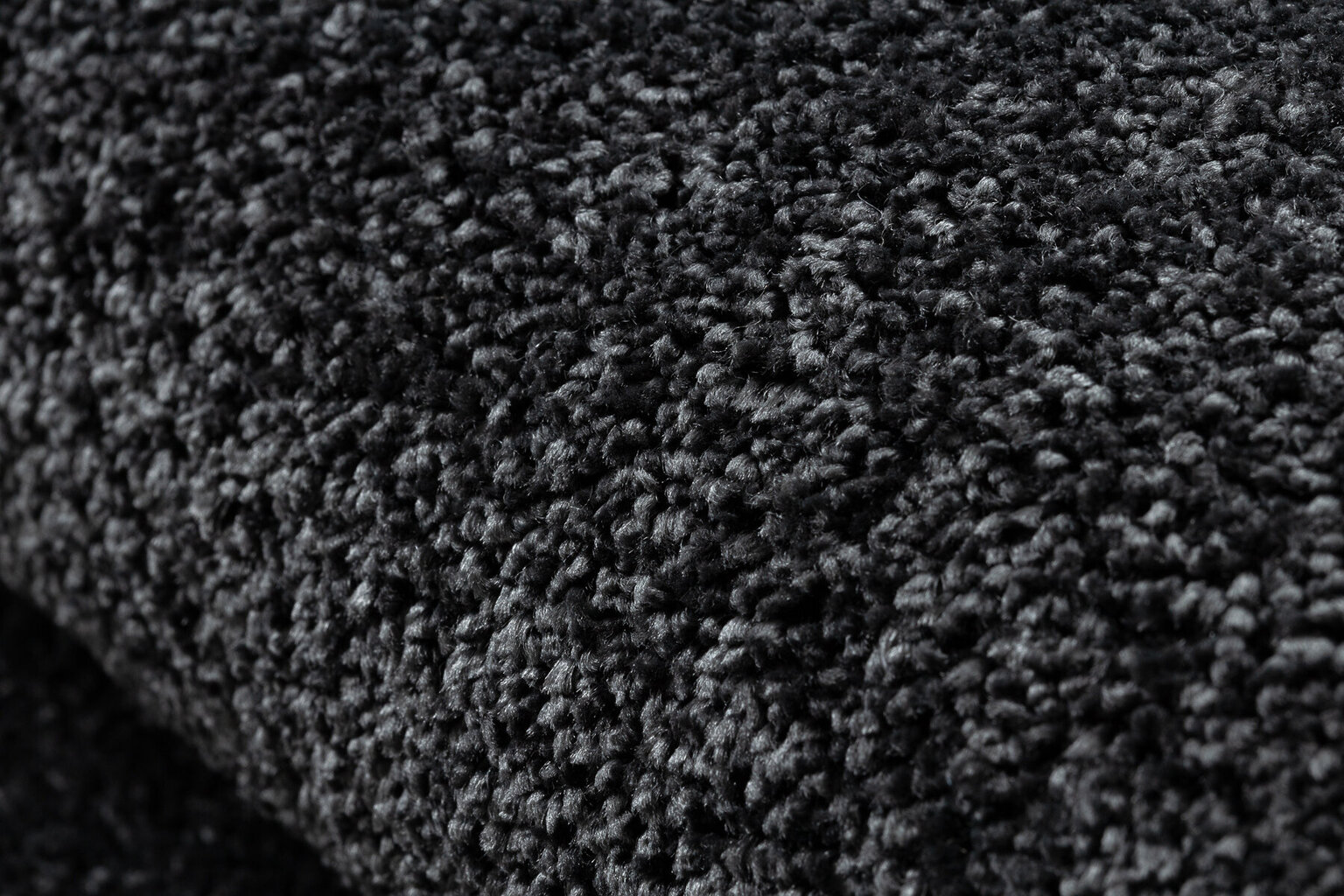 Paklājs apļveida SANTA FE melns 98 gluda, viendabīga, vienkrāsains cena un informācija | Paklāji | 220.lv