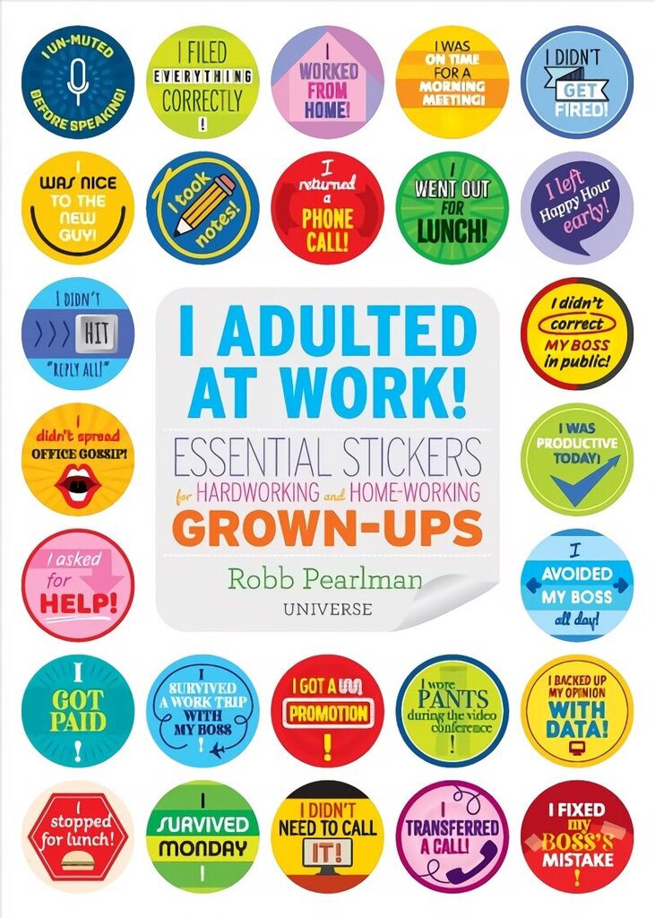 I Adulted at Work!: Essential Stickers for Hardworking цена и информация | Fantāzija, fantastikas grāmatas | 220.lv