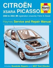 Citroen Xsara Picasso Petrol & Diesel (00 - 02) Haynes Repair Manual cena un informācija | Ceļojumu apraksti, ceļveži | 220.lv