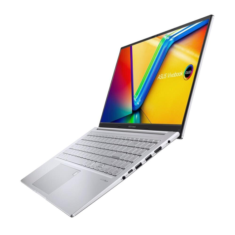 Asus Vivobook 15 OLED (M1505YA-MA086W) AMD Ryzen 7 7730U 16GB 512SSD AMD Radeon Graphics W11H Silver cena un informācija | Portatīvie datori | 220.lv