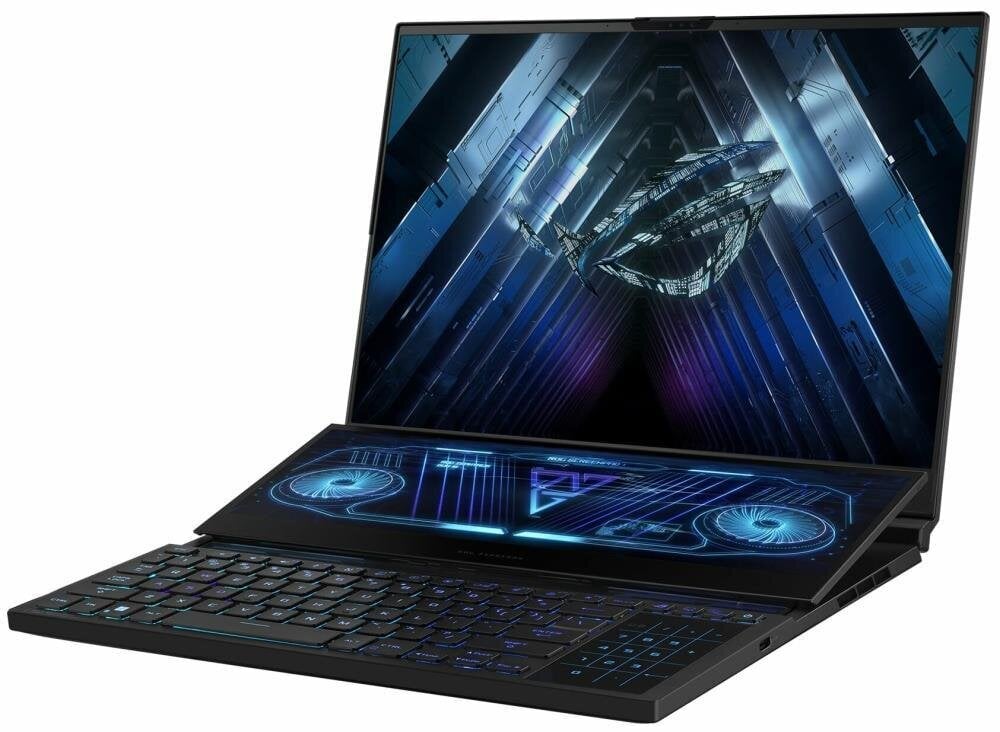 Notebook|ASUS|ROG Zephyrus|GX650PY-NM040W|CPU 7945HX|2500 MHz|16&quot;|2560x1600|RAM 32GB|DDR5|4800 MHz|SSD 2TB|NVIDIA GeForce RTX 4090|16GB|ENG|NumberPad|Windows 11 Home|Black|2.55 kg|90NR0BI1-M002N0 Portatīvais dators cena un informācija | Portatīvie datori | 220.lv