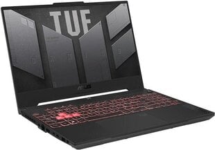 Notebook|ASUS|TUF|FA507NU-LP031W|CPU 7735HS|3200 MHz|15.6&quot;|1920x1080|RAM 16GB|DDR5|4800 MHz|SSD 512GB|NVIDIA GeForce RTX 4050|6GB|ENG|Windows 11 Home|Grey|2.2 kg|90NR0EB5-M004R0 Portatīvais dators cena un informācija | Portatīvie datori | 220.lv