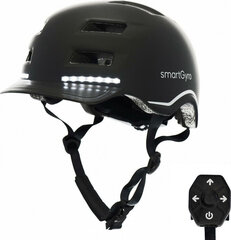 Skrejriteņa ķivere Smartgyro Smart Max, melna цена и информация | Шлемы | 220.lv