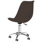vidaXL biroja krēsls, tumši brūns audums цена и информация | Biroja krēsli | 220.lv
