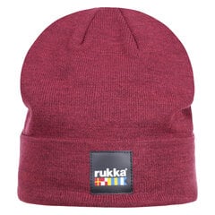 Зимняя шапка Rukka TEKKALA, бордового цвета цена и информация | Мужские шарфы, шапки, перчатки | 220.lv