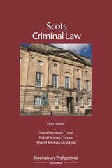 Scots Criminal Law 5th edition cena un informācija | Ekonomikas grāmatas | 220.lv