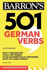 501 German Verbs, Sixth Edition Sixth Edition cena un informācija | Svešvalodu mācību materiāli | 220.lv