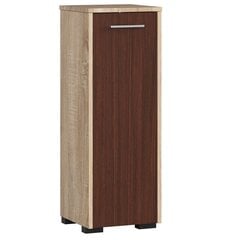 Напольный шкафчик S30 Wenge для ванной комнаты, коричневый цена и информация | Шкафчики для ванной | 220.lv