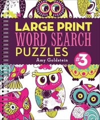 Large Print Word Search Puzzles 3 Large type / large print edition, Volume 3 cena un informācija | Grāmatas par veselīgu dzīvesveidu un uzturu | 220.lv