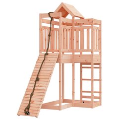 vidaXL rotaļu mājiņa ar kāpšanas sienu, Duglasa egles masīvkoks cena un informācija | Bērnu rotaļu laukumi, mājiņas | 220.lv