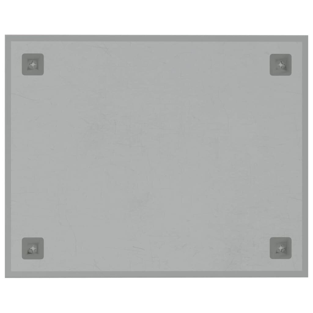 vidaXL magnētiskā tāfele, stiprināma pie sienas, balta, 50x40 cm цена и информация | Kancelejas preces | 220.lv