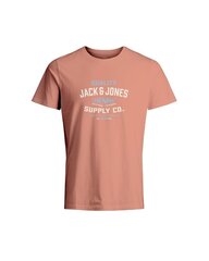 Мужская футболка JACK & JONES 12238935*04, персиковая, 5715418703249 цена и информация | Мужские футболки | 220.lv