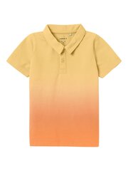 Name It bērnu polo krekls 13217082*01, dzeltens/oranžs 5715419886651 cena un informācija | Zēnu krekli | 220.lv