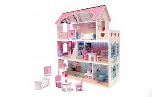 деревянный кукольный домик цена и информация | Игрушки для девочек | 220.lv