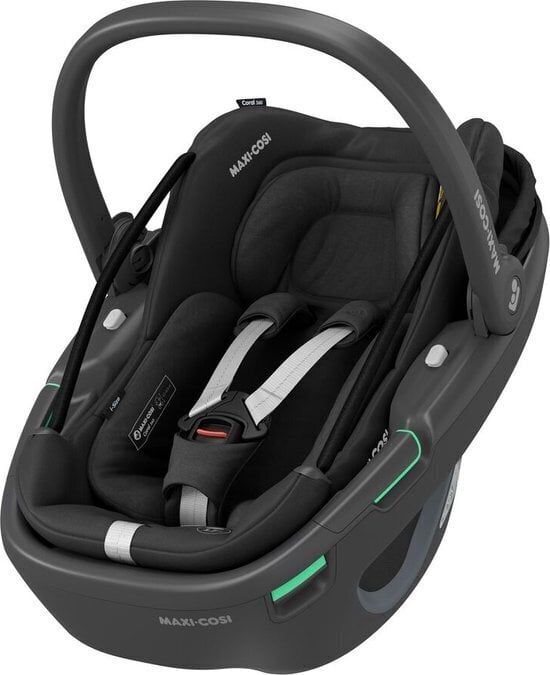 Maxi Cosi autokrēsliņš Coral 360 I-Size BS 0-13 kg, essential black cena un informācija | Autokrēsliņi | 220.lv