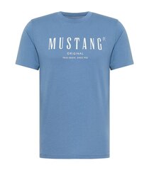 Мужская футболка Mustang 1013802*5169, синяя, 4058823395779 цена и информация | Мужские футболки | 220.lv
