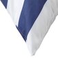vidaXL dekoratīvi spilveni, 4 gab., 40x40 cm, balti ar zilu, audums cena un informācija | Dekoratīvie spilveni un spilvendrānas | 220.lv
