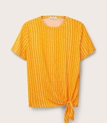 Женская футболка Tom Tailor 1037245*31713, оранжевая/белая, 4066887666896 цена и информация | Футболка женская | 220.lv
