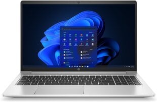 HP ProBook 450 G9 i5-1235U piezīmjdators 39,6 cm (15,6 collas) Full HD Intel® Core™ i5 8 GB DDR4-SDRAM 512 GB SSD Wi-Fi 6 (802.11ax) Windows 11 Pro Silver cena un informācija | Portatīvie datori | 220.lv