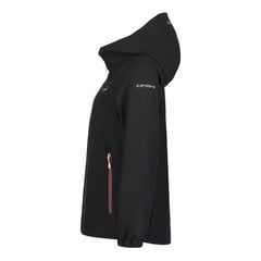 Детская куртка софтшелл Icepeak KOBRYN JR, черно-розовый цвет цена и информация | Куртки, пальто для девочек | 220.lv