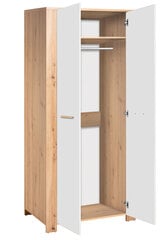 Шкаф для одежды Vega 2D, белый цена и информация | Шкафы | 220.lv
