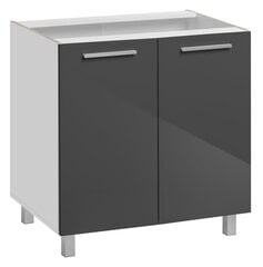 Кухонный шкафчик Salma 80/81, серый цвет цена и информация | Кухонные шкафчики | 220.lv