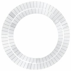 vidaXL gabiona siena ugunskuram, Ø100 cm, cinkota dzelzs цена и информация | Очаги для костра  | 220.lv