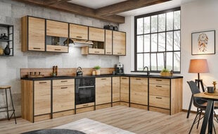 Кухонный шкафчик Carballo 30/72 L/P, коричневый цвет цена и информация | Кухонные шкафчики | 220.lv