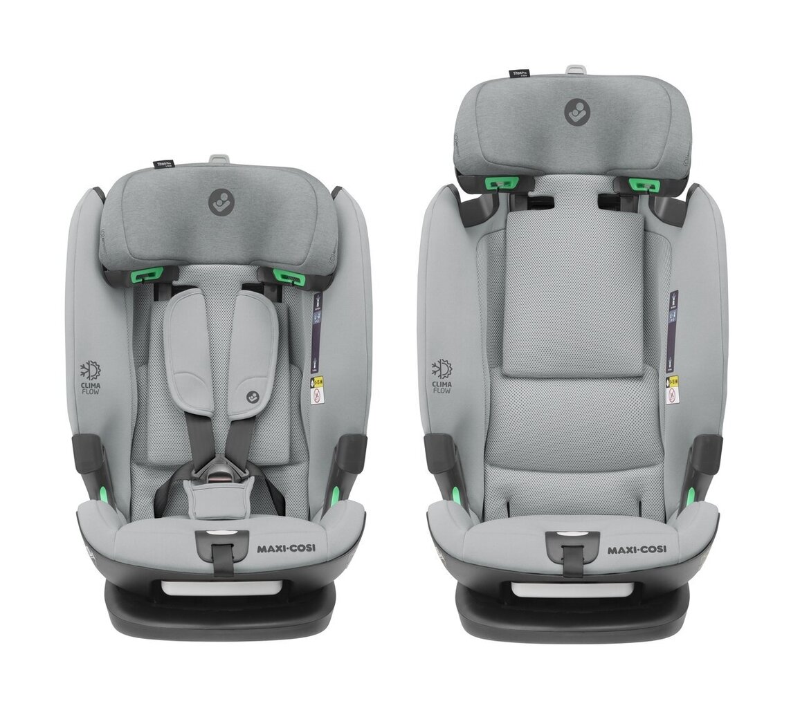 Maxi Cosi autokrēsliņš Titan Pro i-Size 9-36 kg, authentic grey cena un informācija | Autokrēsliņi | 220.lv