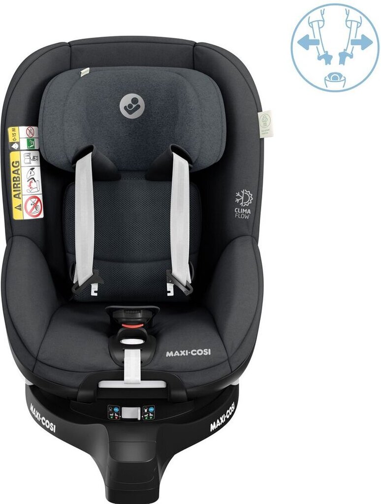 Maxi-Cosi autokrēsliņš Mica Pro Eco i-Size 360 0-18 kg, authentic graphite цена и информация | Autokrēsliņi | 220.lv